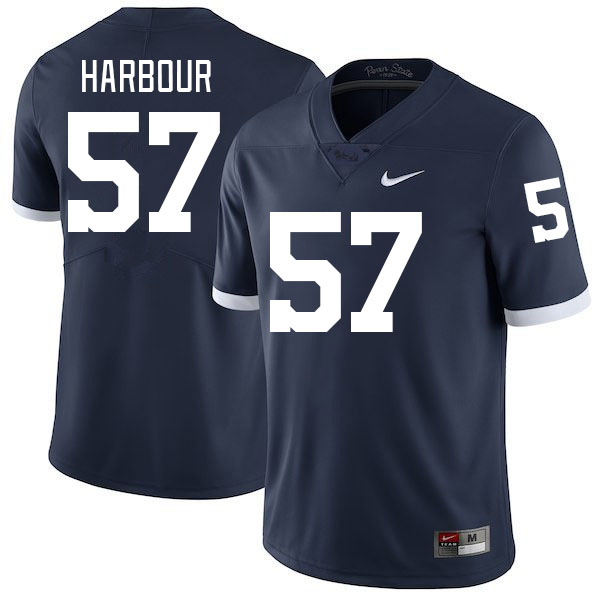 Men #57 Donnie Harbour Penn State Nittany Lions College Football Jerseys Stitched-Retro